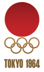Logo von Olympia 1964 in Tokio