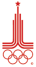 Logo von Olympia 1980 in Moskau