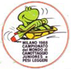 Logo der WM 1988 in Mailand